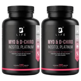 Suplemento alimenticio B life Myo & D-Chiro Inositol Platinum 240 Caps c/u (2 pack)