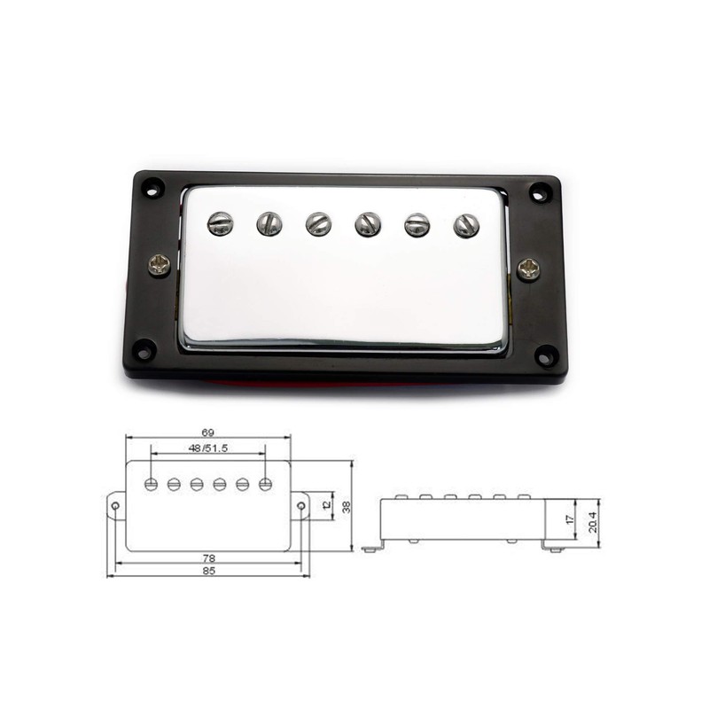 Metallor Humbucker Double Coil Pickups Neck and Bridge Compatible with