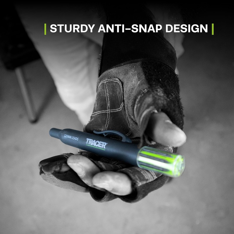 TRACER 6x Replacement Lead Dispenser (including 4x 2B Dark Graphite