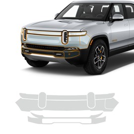FDAIUN for 2021-2023 Rivian R1T Clear Car Pre-Cut Paint Protective Film PPF Self Adhesive Rainproof Waterproof HD Scratch Exterior Accessories