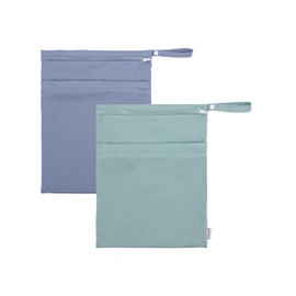 ALVABABY Wet Dry Bags Waterproof Reusable Two Pockets Travel Storage Bag Cosmetic Bag Handbags Wash Bag 3 Pieces Beach Pool Daycare Soiled Swimsuits or Wet Clothes 3L-SML04-CA