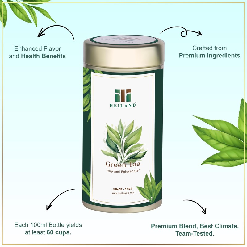 Heiland Premium Green Tea with Lavender & Orange Peel |