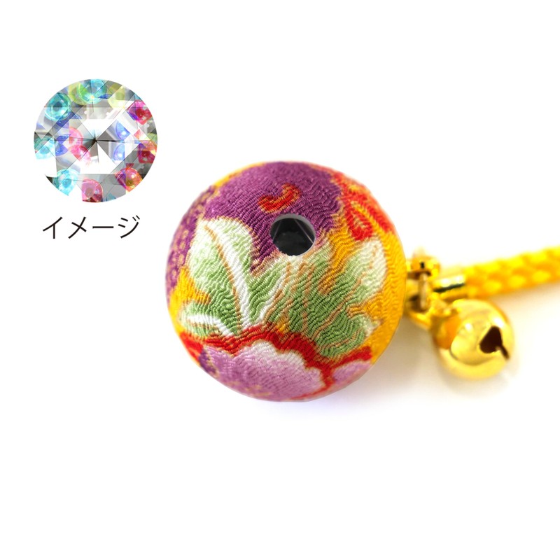 Zoon Flower Crepe Kaleidoscope, Japanese Pattern, Crepe, Rooted Bell Key