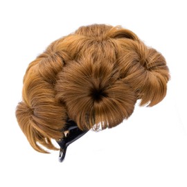 Onedor Synthetic Hair Bun Extension Chignon Ballerina Comb Updo Hair Pieces for Women (12# - Light Brown)