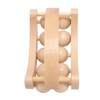 Wooden Massage Ball Roller with 10 Beads Deep Tissue Relief