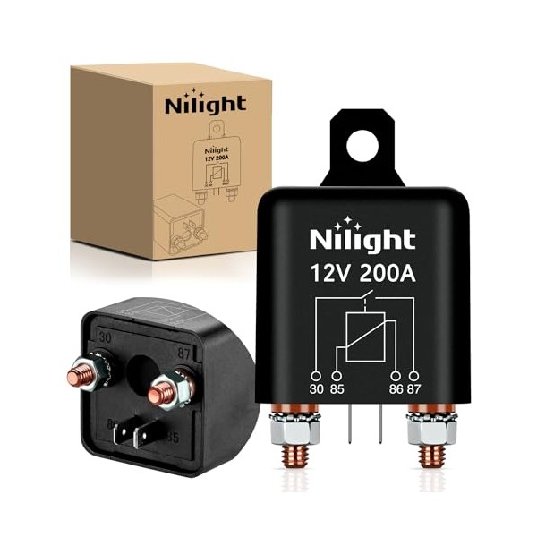 Nilight Nilight 120A Starter Relay 4 Pin Split Relays Switch