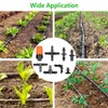 250 Pcs Drip Irrigation Fittings Kit for 1/4" Tubing：Gardrip 1/4