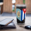 Delaware and Cuba Flags: Heart Shaped Unity Stainless Steel Insulated