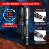 LETMY Tactical Flashlight S2000-2 Pack Bright Military Grade LED Flashlights