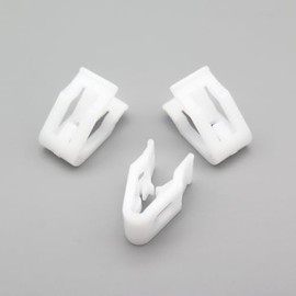 VVO Fasteners- White Plastic Rear Trim Panel Fastener Clips for Land Rover Defender, (Pack of 10)