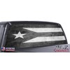 66" x 18" Universal Black and White Puerto Rico Flag