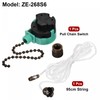 sourcing map Pull Chain Switch 3 Speed 4 Wire Replacement