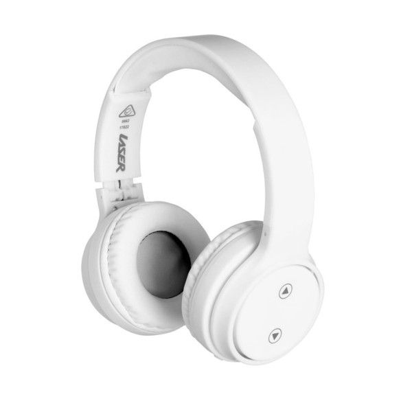 Foldable Wireless Bluetooth Stereo Headset Headphones Earphone White