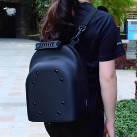 XSQD Baseball Cap Aufbewahrungs Box, Kann 6 Baseballkappen, Atmungsaktive und Verschleißfeste Hutboxen, Geeignet für die Tägliche Lagerung oder Reise Tragen Staubhut Cap Aufbewahrung Tasche