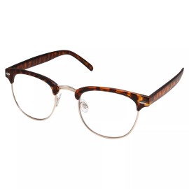 grinderPUNCH Mens Non Prescription Clear Lens Glasses Tortoise Cool New Fashion Sunglasses