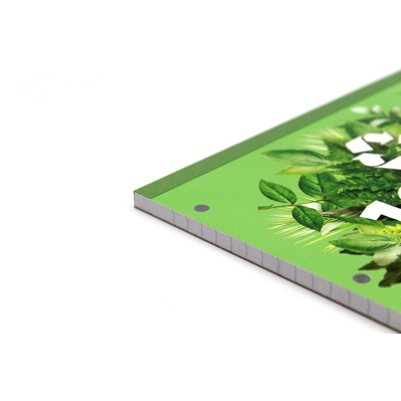 Silvine A4 Premium Recycled Refill Pad. Lined with Margin,White, 120