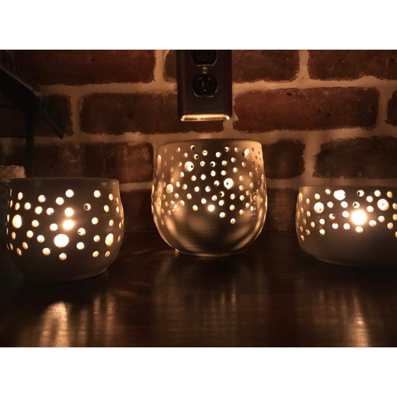 Honbay 4-Piece Clay Hole Cutters for Pottery