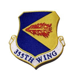 355th Fighter Wing Patch – Plastic Backing