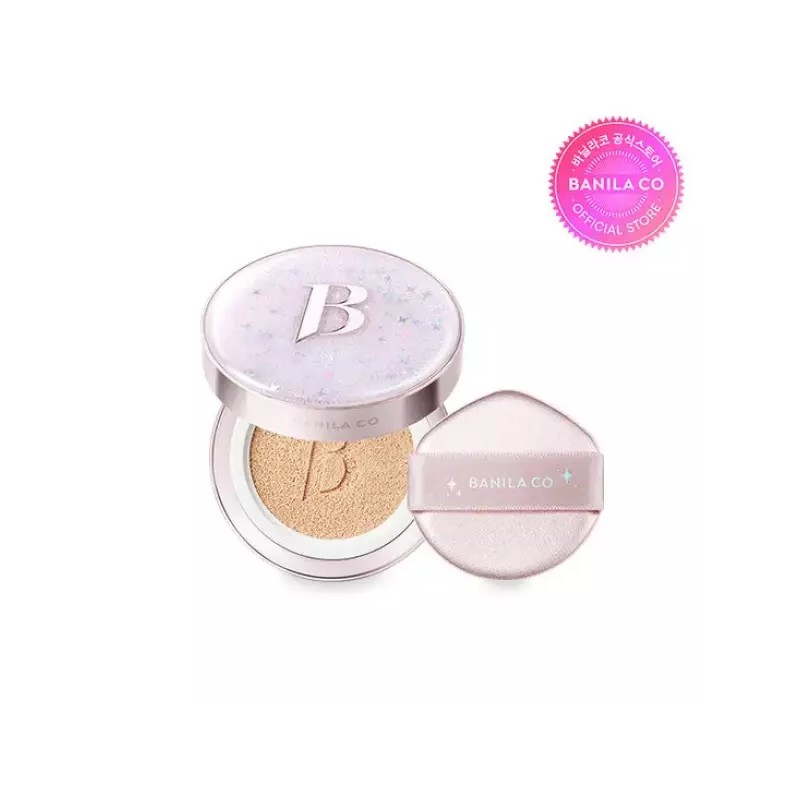 Vanilla Co. [더블쿠폰5%][바닐라코/핑크 홀리데이] 화이트/모이스처 쿠션 (케이스+리필) [핑크 홀리데이 쿠션