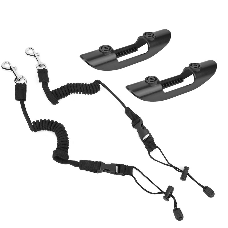 Kayak Canoe Paddle Safety Rope Holder Clip Boat Mount Kit