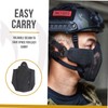 OneTigris 6" Tactical Foldable Half Face Mask Protective Mesh Mask