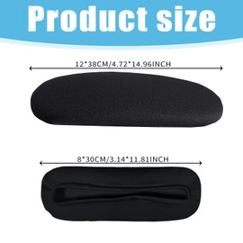 1 Pair Desk Chair Arm Covers for Office Chairs,Washable Armrest Pad Covers