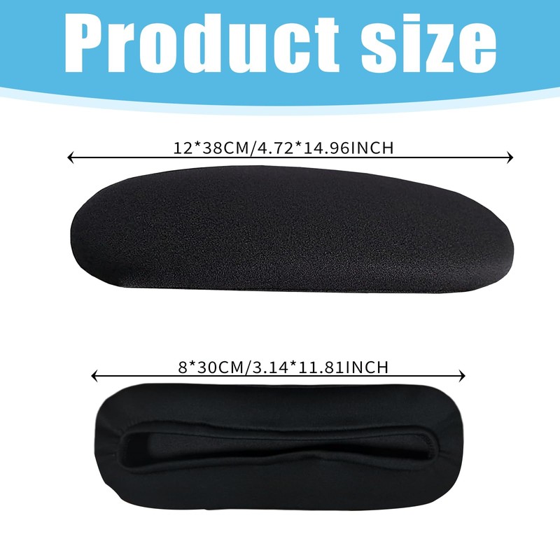 1 Pair Desk Chair Arm Covers for Office Chairs,Washable Armrest