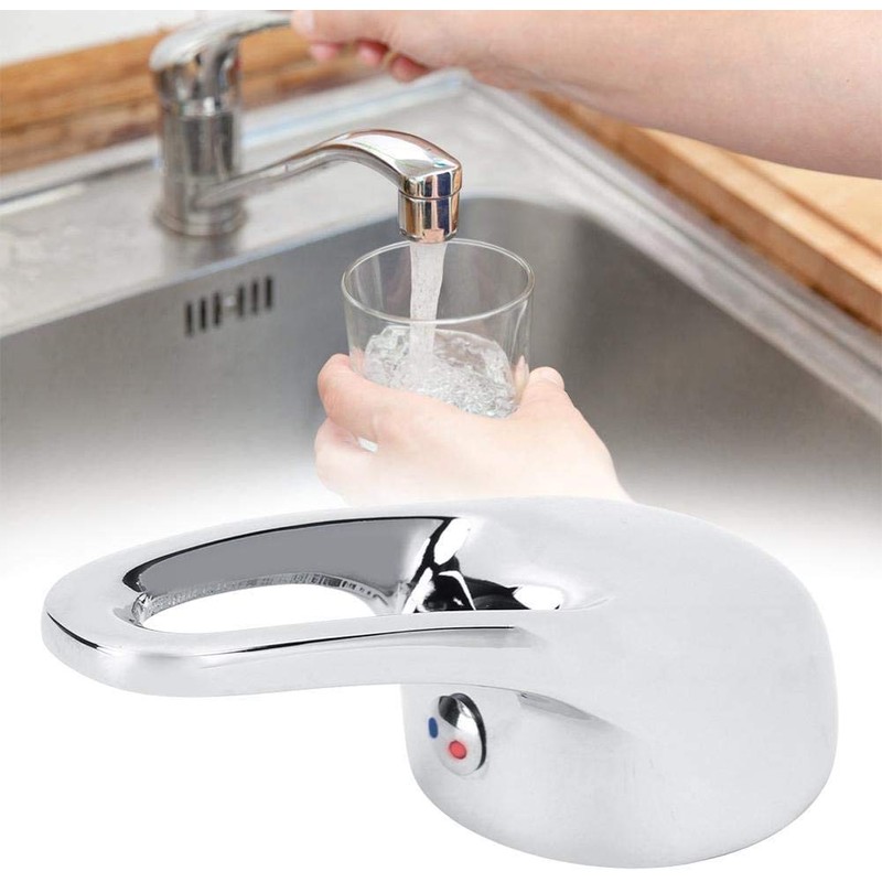 Cafopgrill Faucet Tap Handle, 35mm Zinc Alloy Basin Mixer Faucet