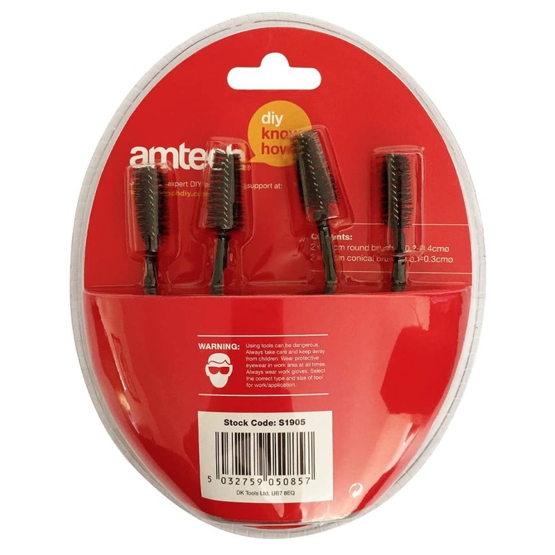 Amtech S1905 4pc Sink and Plug Hole Unblocker, 2 x