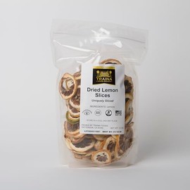 Traina Home Grown Lemon Slices - Non GMO, Gluten Free, Kosher, Value Size (10 oz) (Lemon)