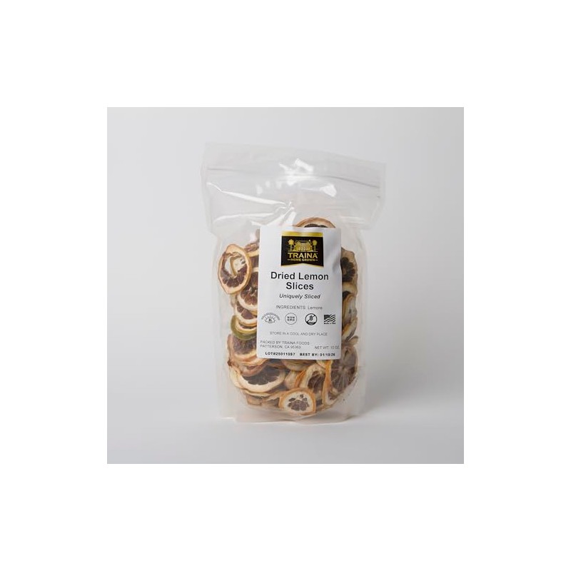 Traina Home Grown Lemon Slices - Non GMO, Gluten Free,