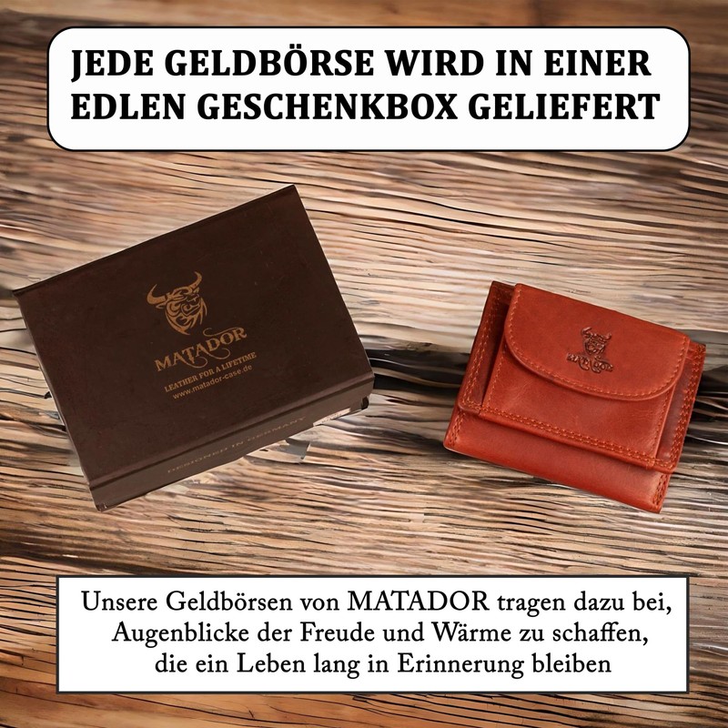 MATADOR 556 Small Mini Purse, Vintage Brown, coin purse