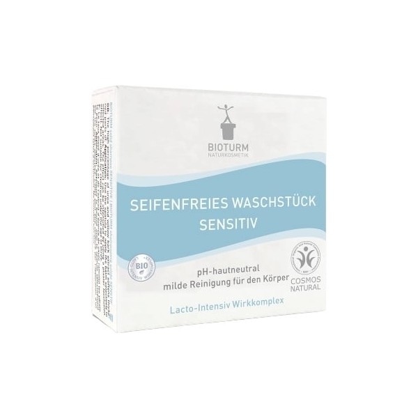 Bioturm Soap-free Cleansing Bar, sensitive, 100 g