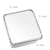 TBUY ROSE Aluminum Trays with Lids 9x9 for Serving Food