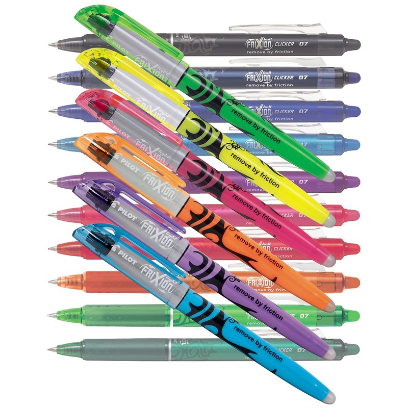 Frixion - Pilot Ball Clicker Rollerball Pen 10 + 6