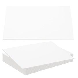 PATIKIL 7x5x0.1" Chipboard Sheets, 10Pcs 100PT Thick Book Board Binders Board Sturdy Bookbinding Supplies for Book Binding Cover, White