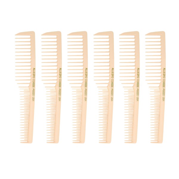 Allegro Combs 6000 peines de dientes anchos con ventilación, para