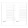 EvZ A6 Refill Cornell Paper, 6 Holes Ring Binder Filler