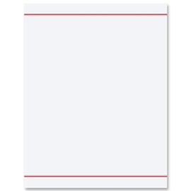 PaperDirect Red Executive Horizon Stationery, Letters, Cards, Invites, Border Papers, Letterhead 8.5 x 11, 100 sheets, Elegant Premium Business Corporate Writing Paper