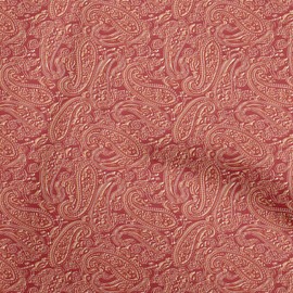 oneOone Velvet Red Fabric Kalamkari Quilting Supplies Print Sewing Fabric by The Yard 58 Inch Wide