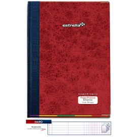 Cuadernos Estrella 0102 Libro Florete Diario, 96 Hojas