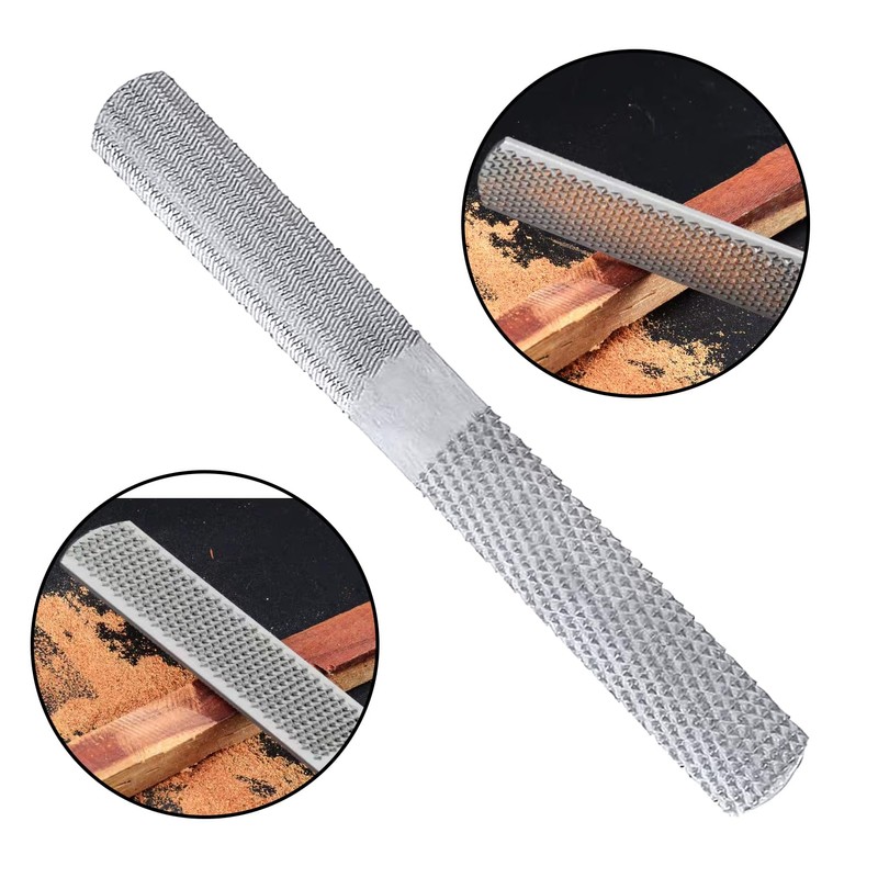 HAICN Steel Flat Rasp File 4 in 1 Files Semi-Circular
