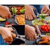 WELLSTAR Kitchen Scissors Multifunctional Meat and Vegetable Scissors for Household