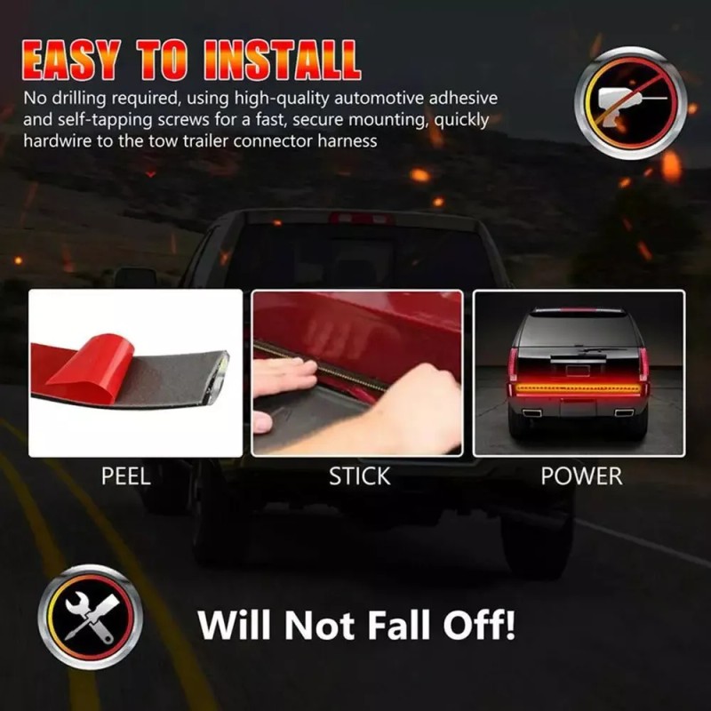 generic Luces Traseras Para Camiones Y Coches, Tiras De Luz