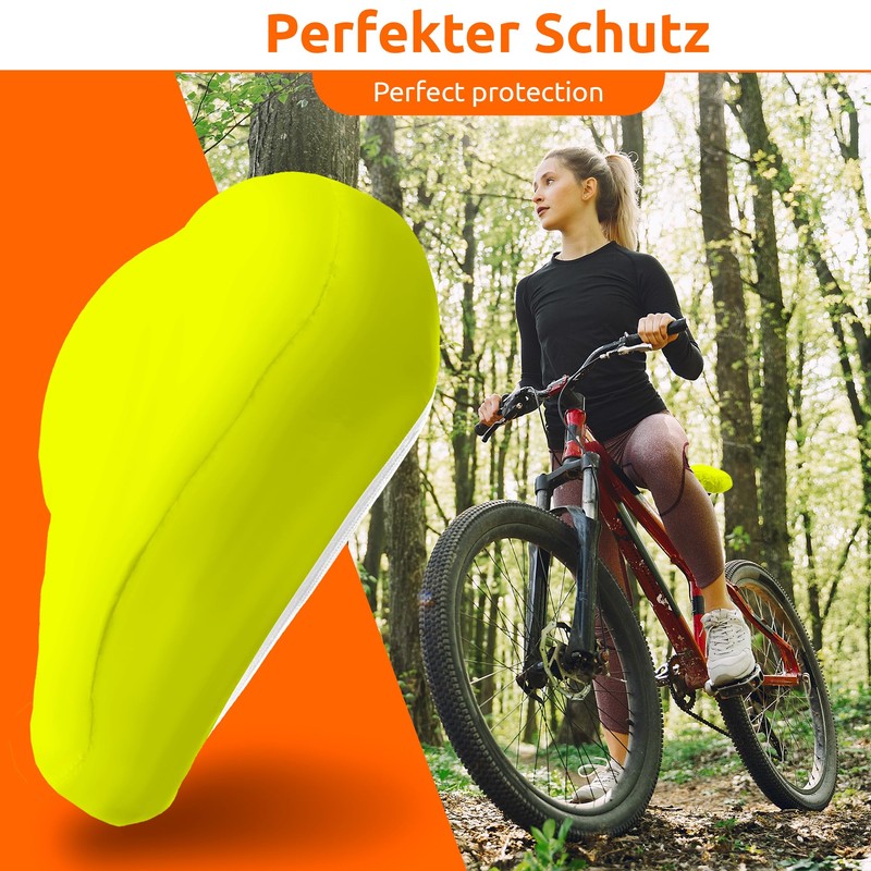 ECENCE 2 x Bicycle Saddle Rain Cover Bicycle Saddle Rain