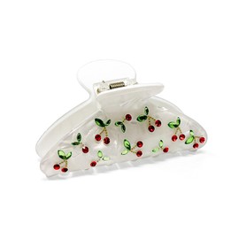 allydrew Shimmering Rhinestone Hair Claw Clip for Women, Hair Accessories for Women, Cherries