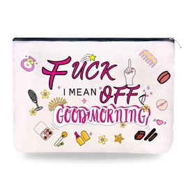 Gag Gifts for Women Friends Coworker Makeup Bag Gift for Wife Girlfriend Daughter Travel Cosmetic Bag for Women Mom Grandma Birthday Christmas Gifts for Mother Grandmas Travel Toiletry Bag for Boss