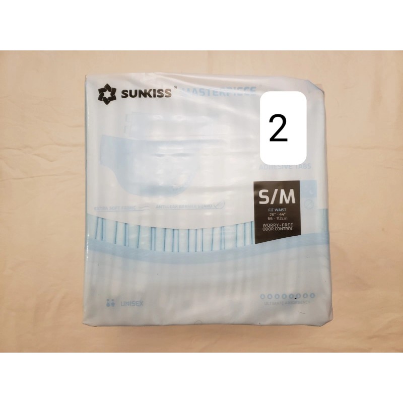 sunkiss (2) Samples of Sunkiss Masterpiece Adult Diapers 6000ML Size