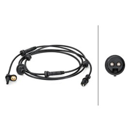 HELLA 6PT 014 495-051 Sensor, exhaust gas temperature - 2-pin connector - Bolted - Cable: 210mm