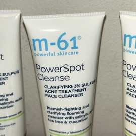 M-61 Powerful Skincare 3x m-61 Powerful Skincare PowerSpot Cleanse Acne Treatment Face Cleanser 1.7 Oz